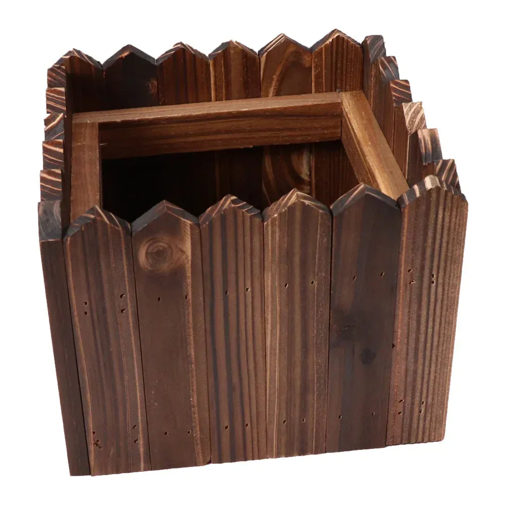 ancien cache pot en bois