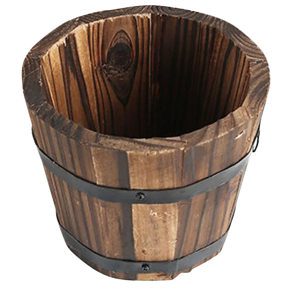 cache pot bois naturel 15x15x12cm