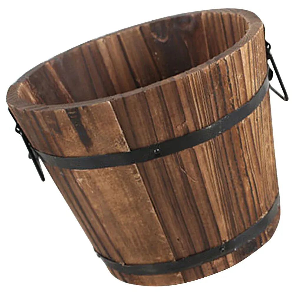 cache pot bois naturel 15x15x12cm