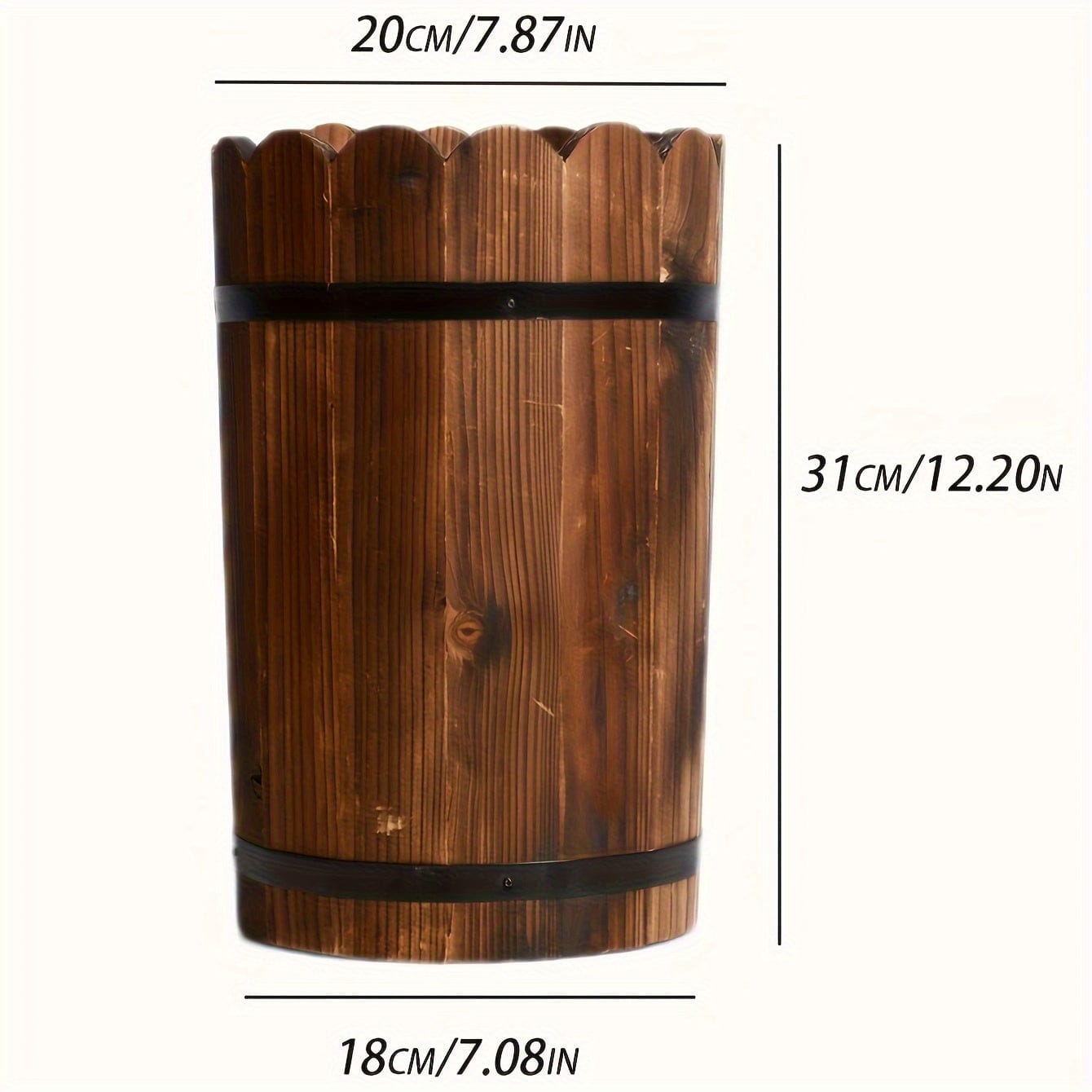 Cache-pot bois palette Grand