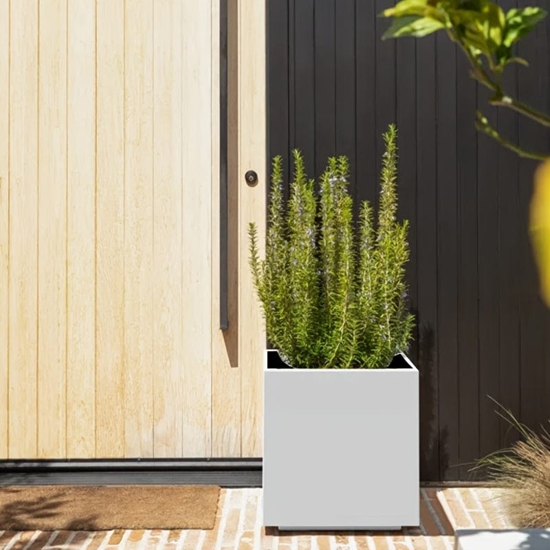 Cache pot carré plastique