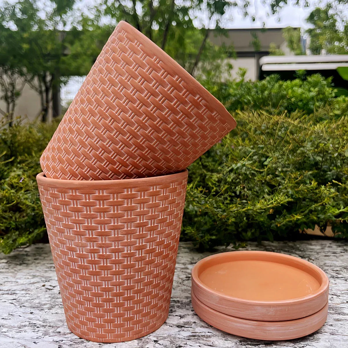 cache pot céramique à peindre