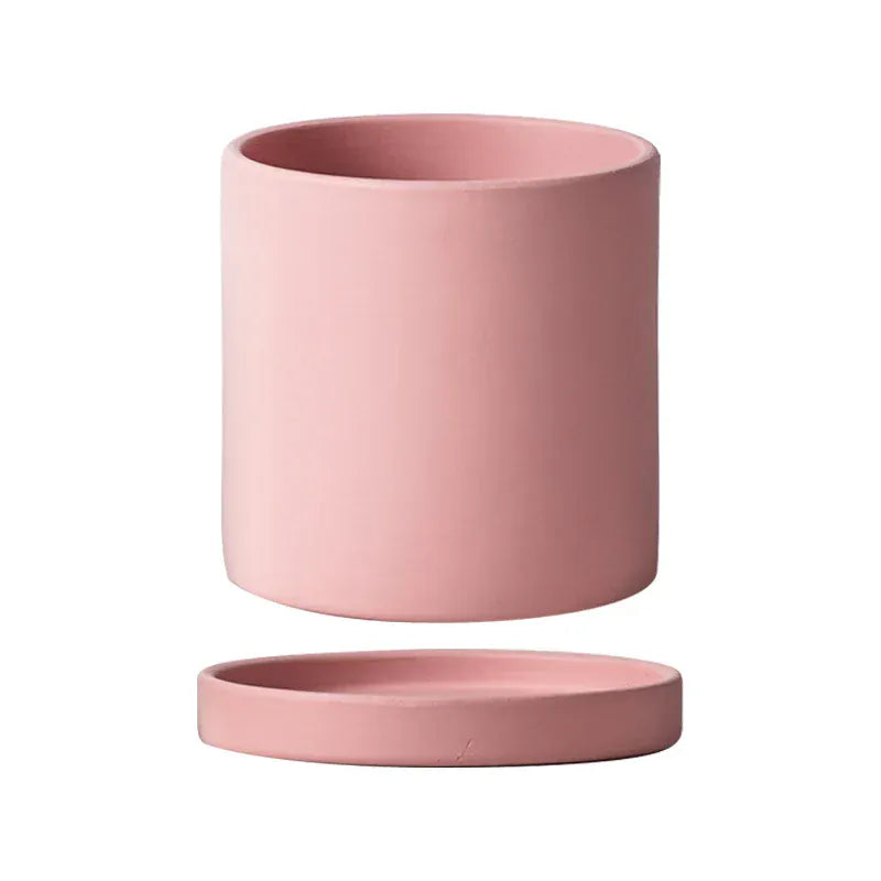 cache-pot céramique rose Rose / 11cm