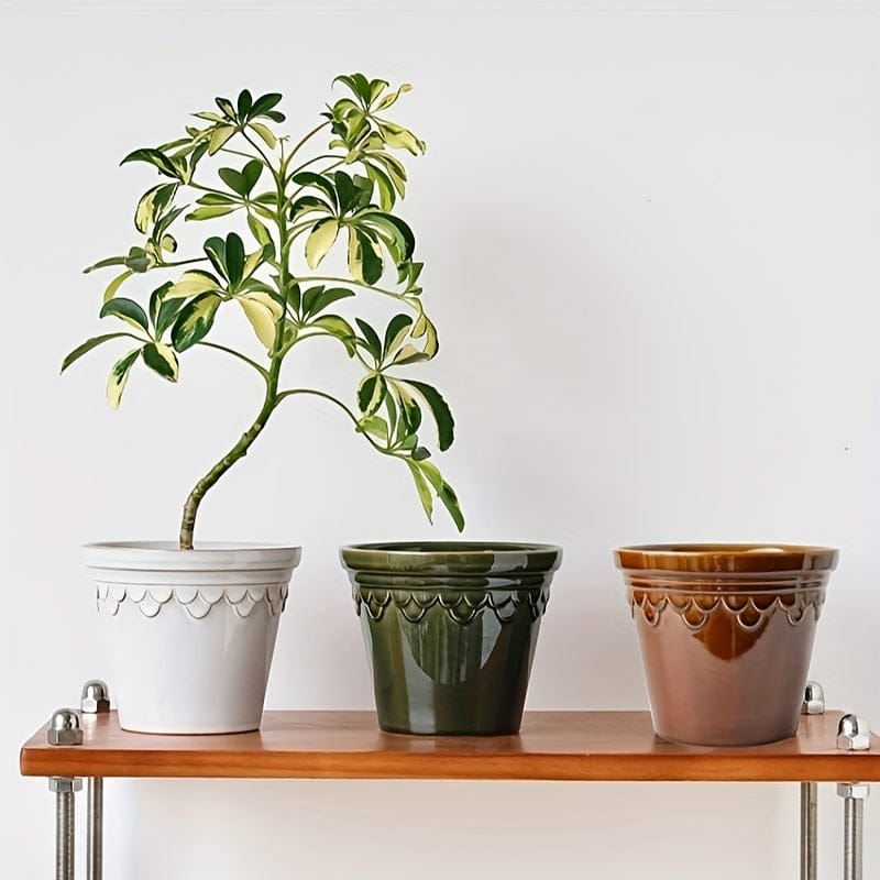 cache pot ceramique vintage