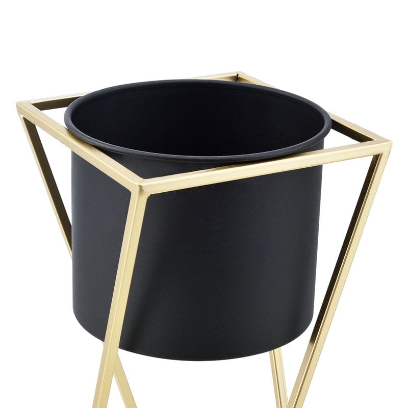 cache-pot design sur pied