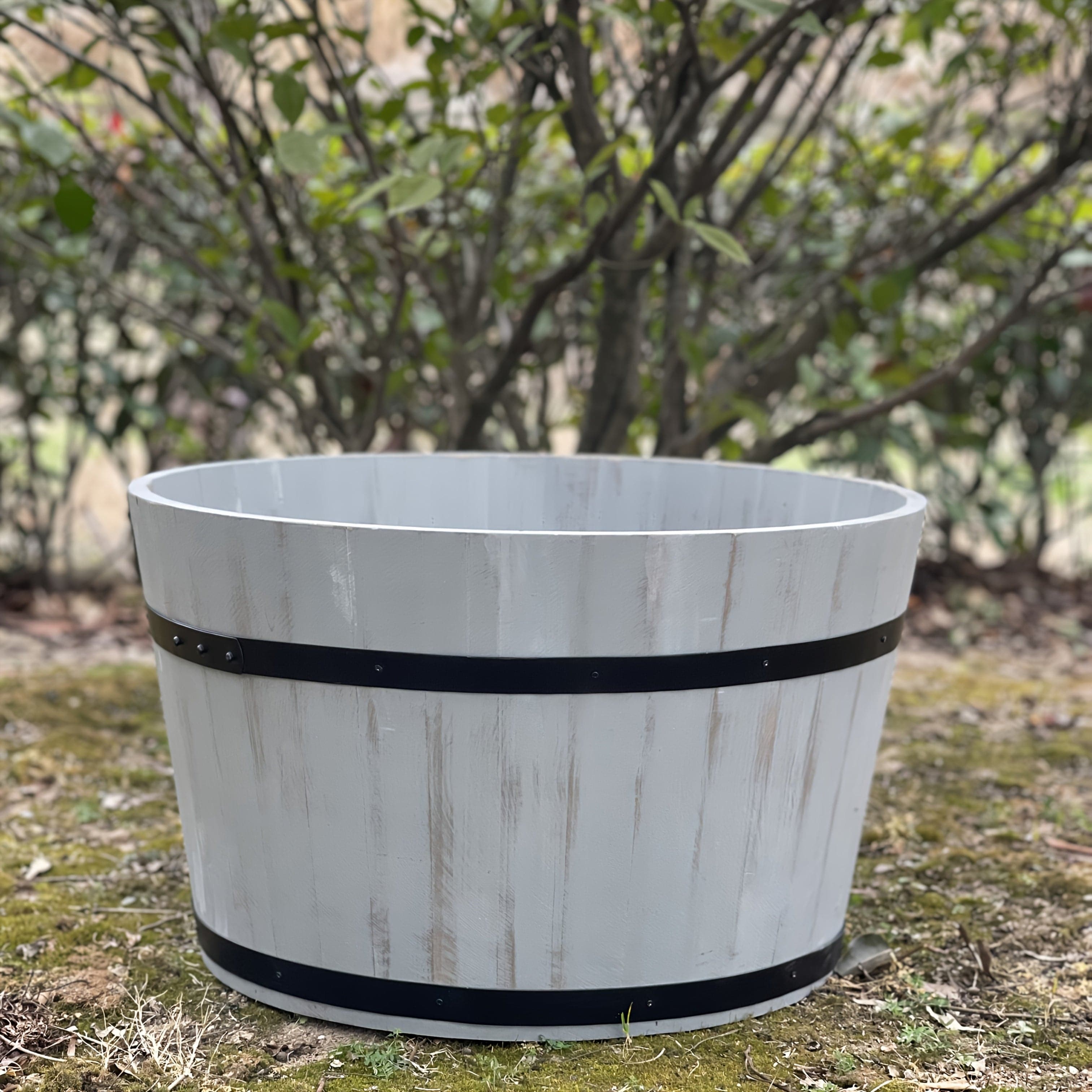 cache-pot en bois 60cm Solid Wood