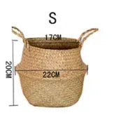 Cache pot en osier tunisie 22cm