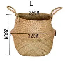 Cache pot en osier tunisie 32cm