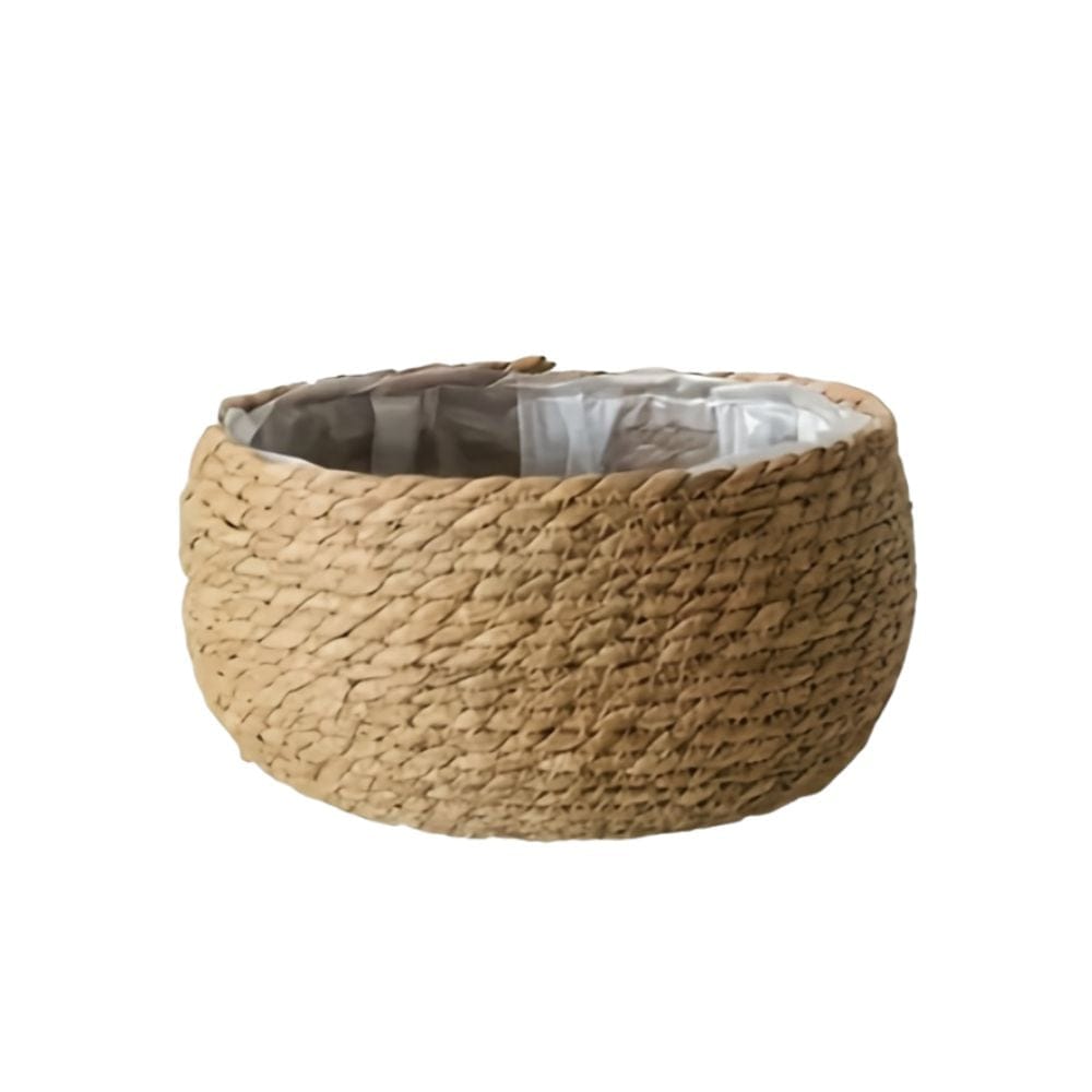 Cache pot en rotin plante