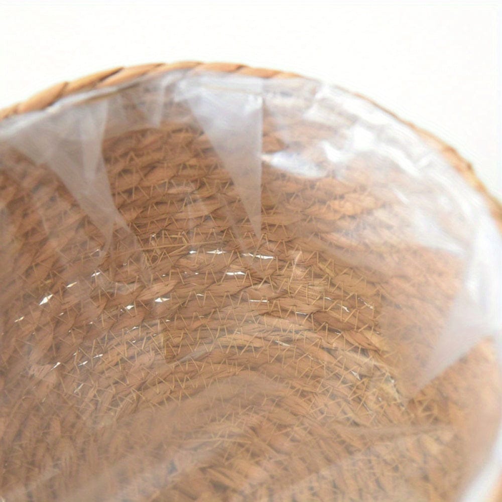 Cache pot en rotin plante