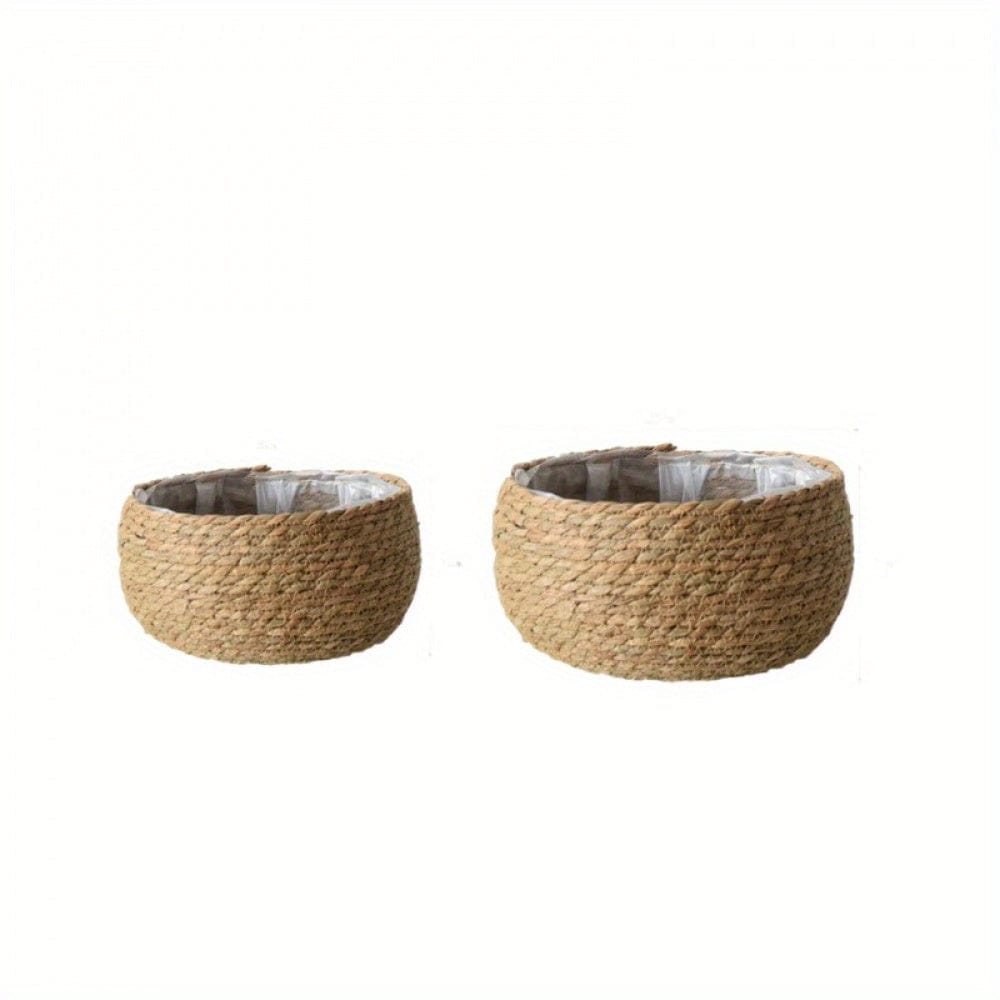 Cache pot en rotin plante Les Deux