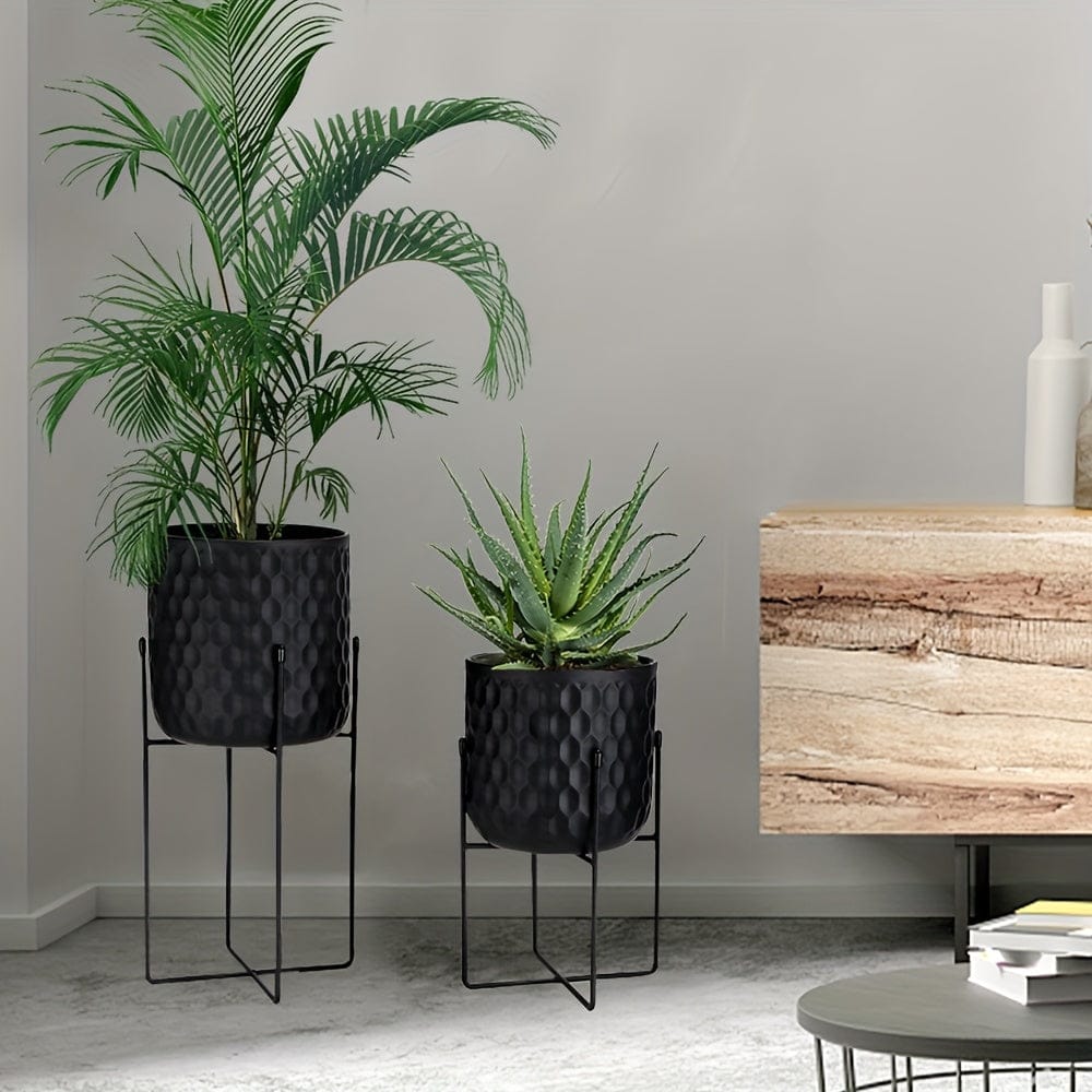 cache-pot extérieur sur pied