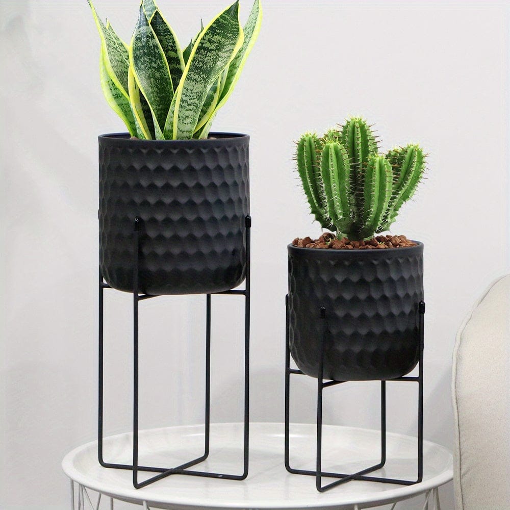 cache-pot extérieur sur pied