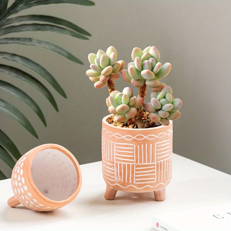 cache-pot fantaisie terre cuite