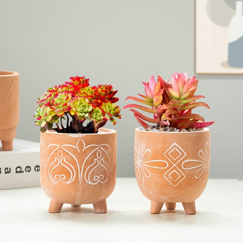 cache-pot fantaisie terre cuite