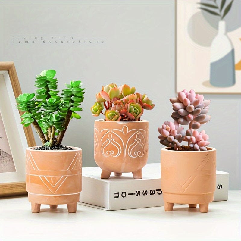 cache-pot fantaisie terre cuite