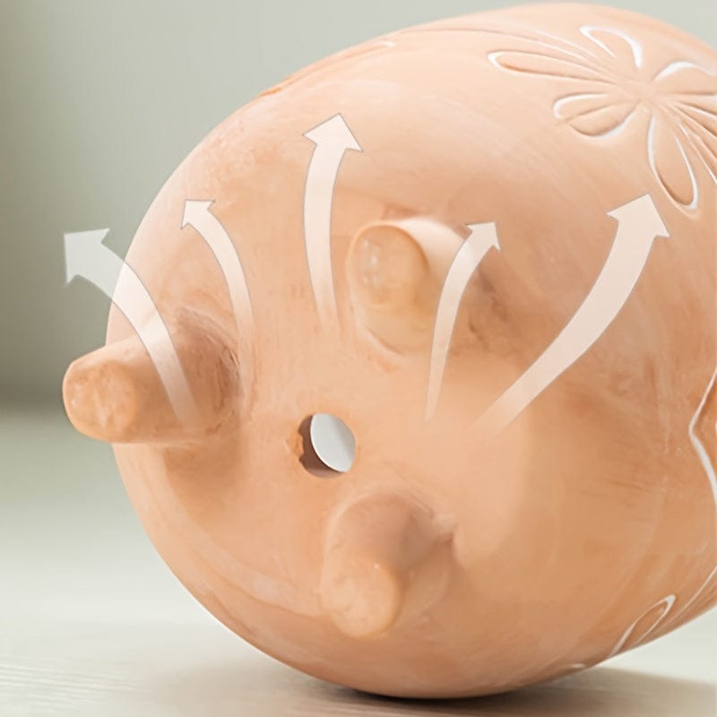 cache-pot fantaisie terre cuite