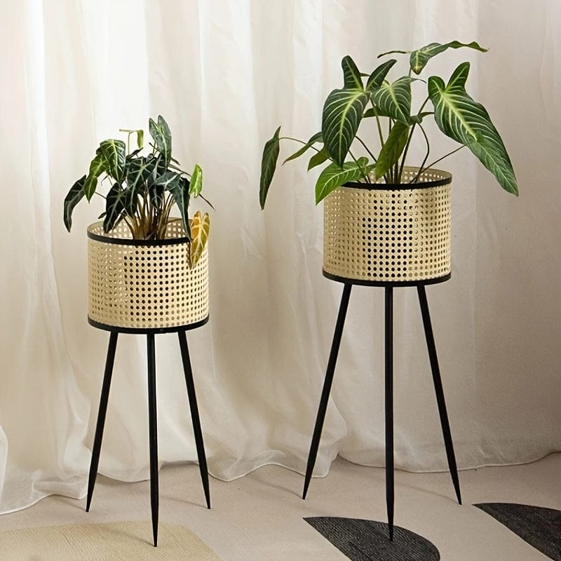 cache-pot intérieur sur pied