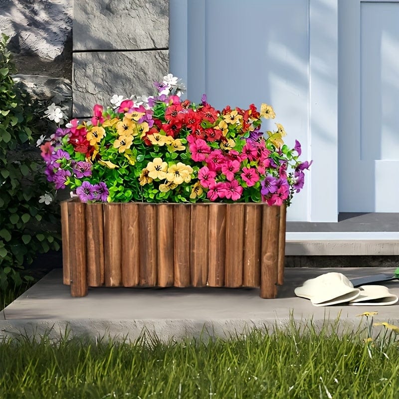 cache-pot rectangulaire bois