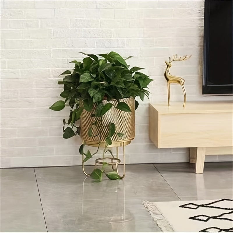 cache pot scandinave sur pied