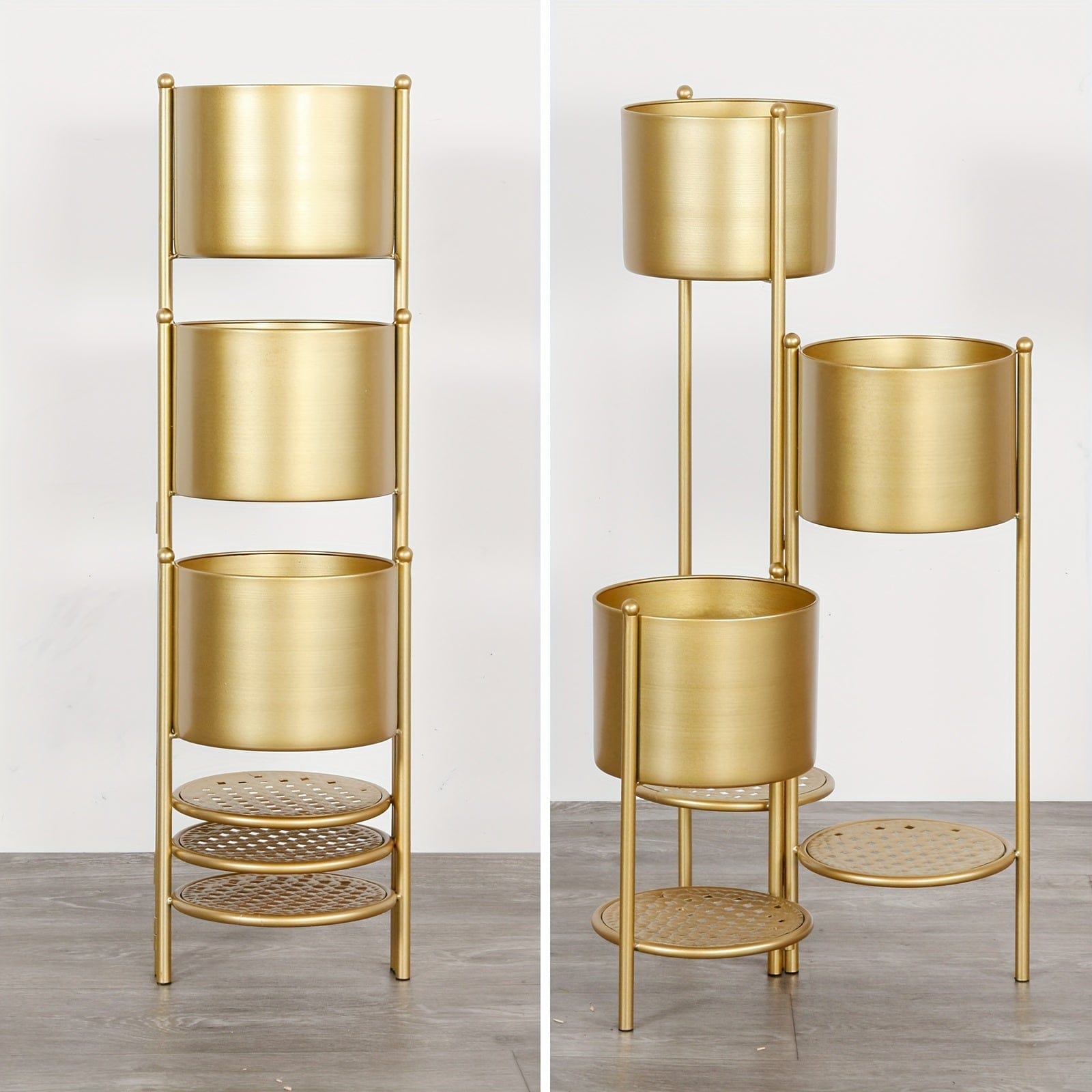 cache-pot sur pied à niveaux