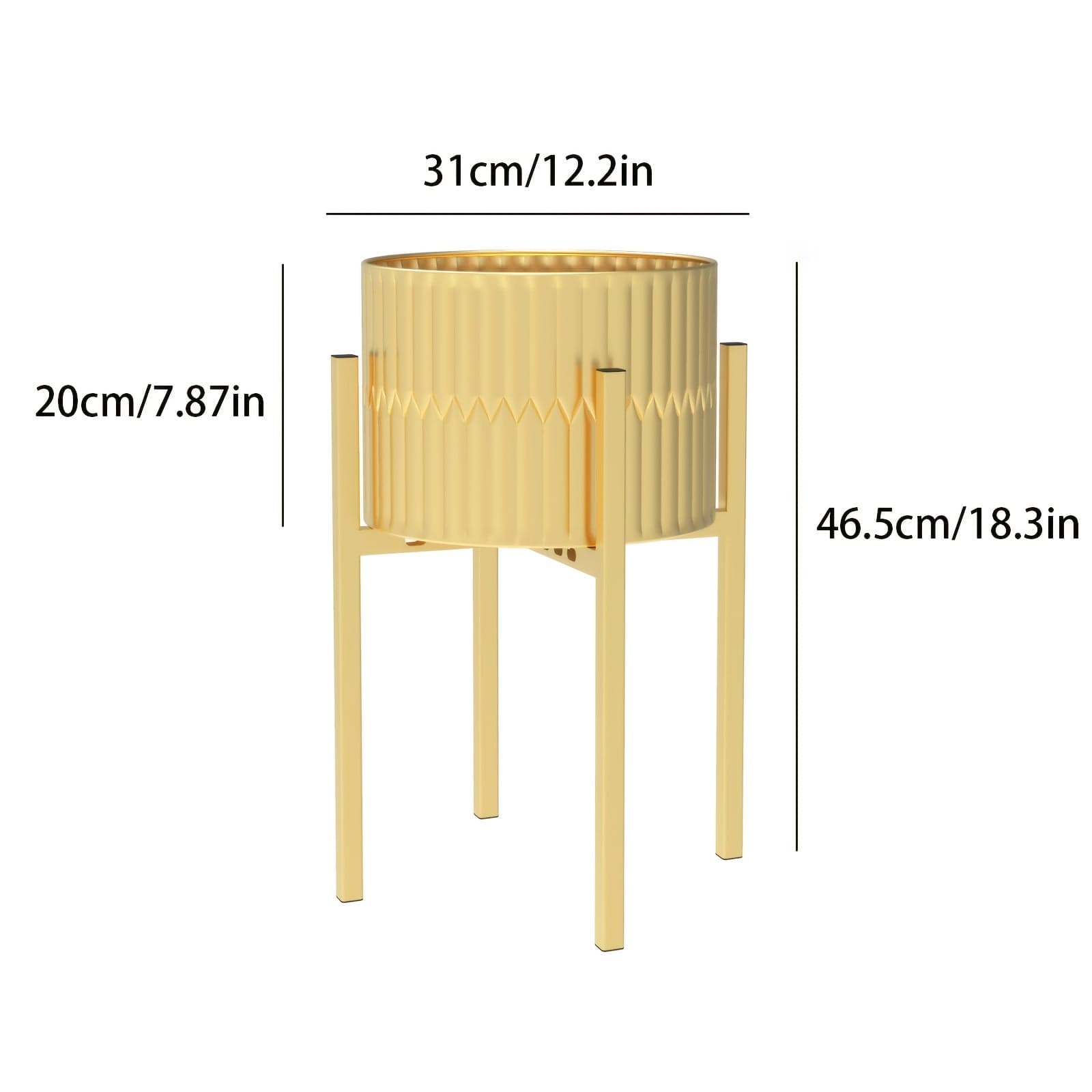 cache-pot sur pied style nordic