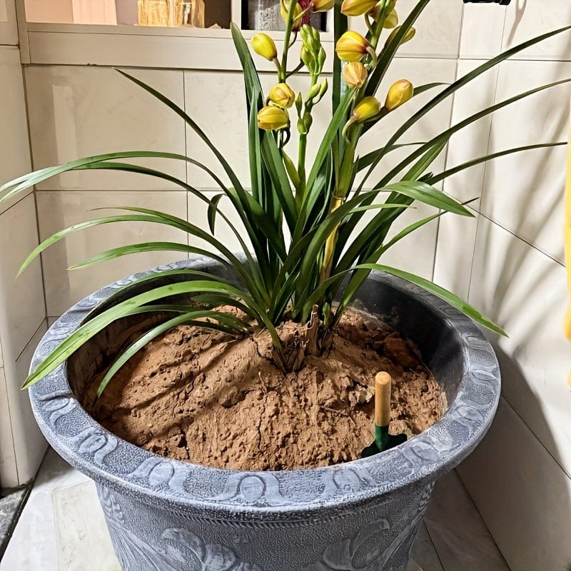 cache-pot terre cuite gris 18.02L