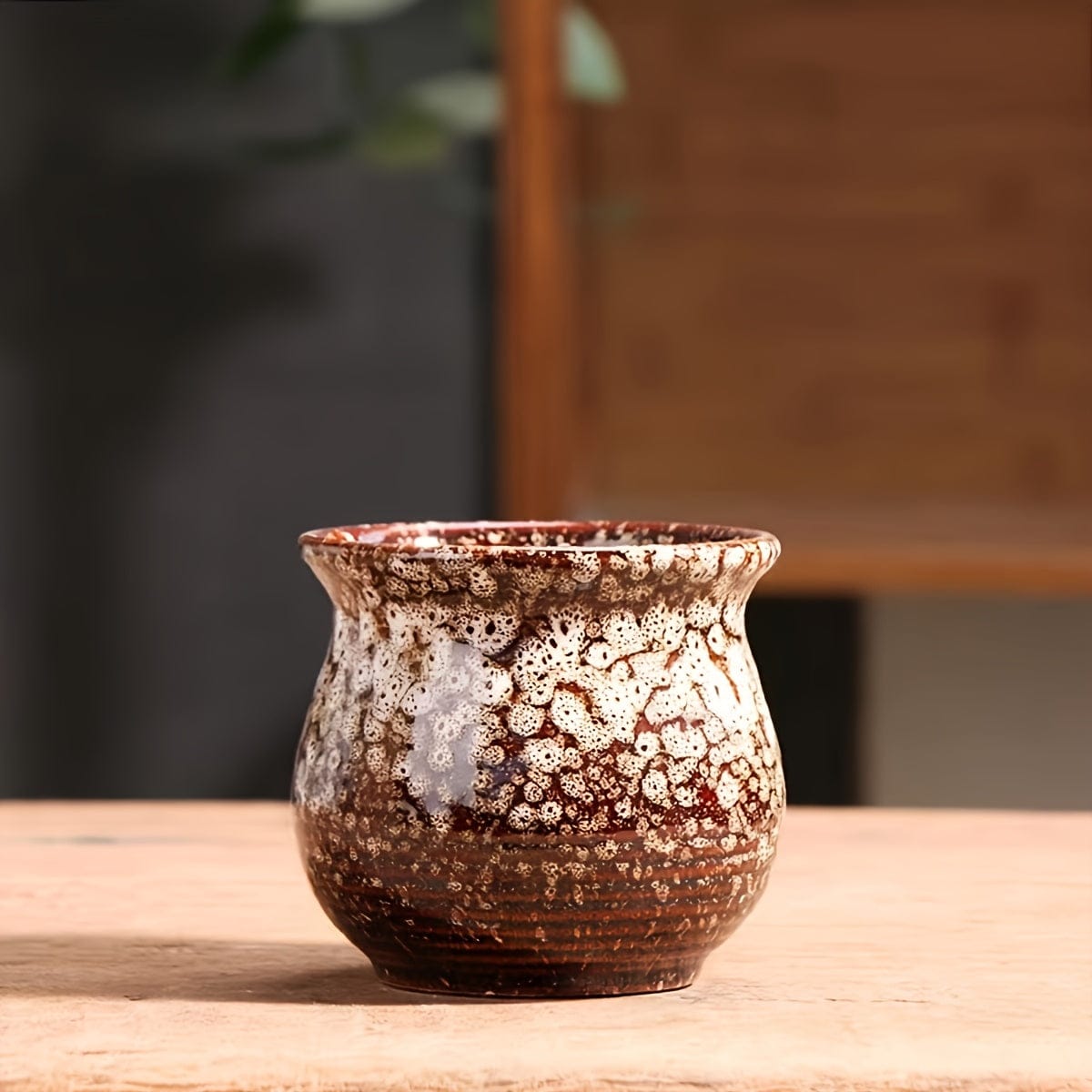 Cache pots céramique différentes formes 4 pots