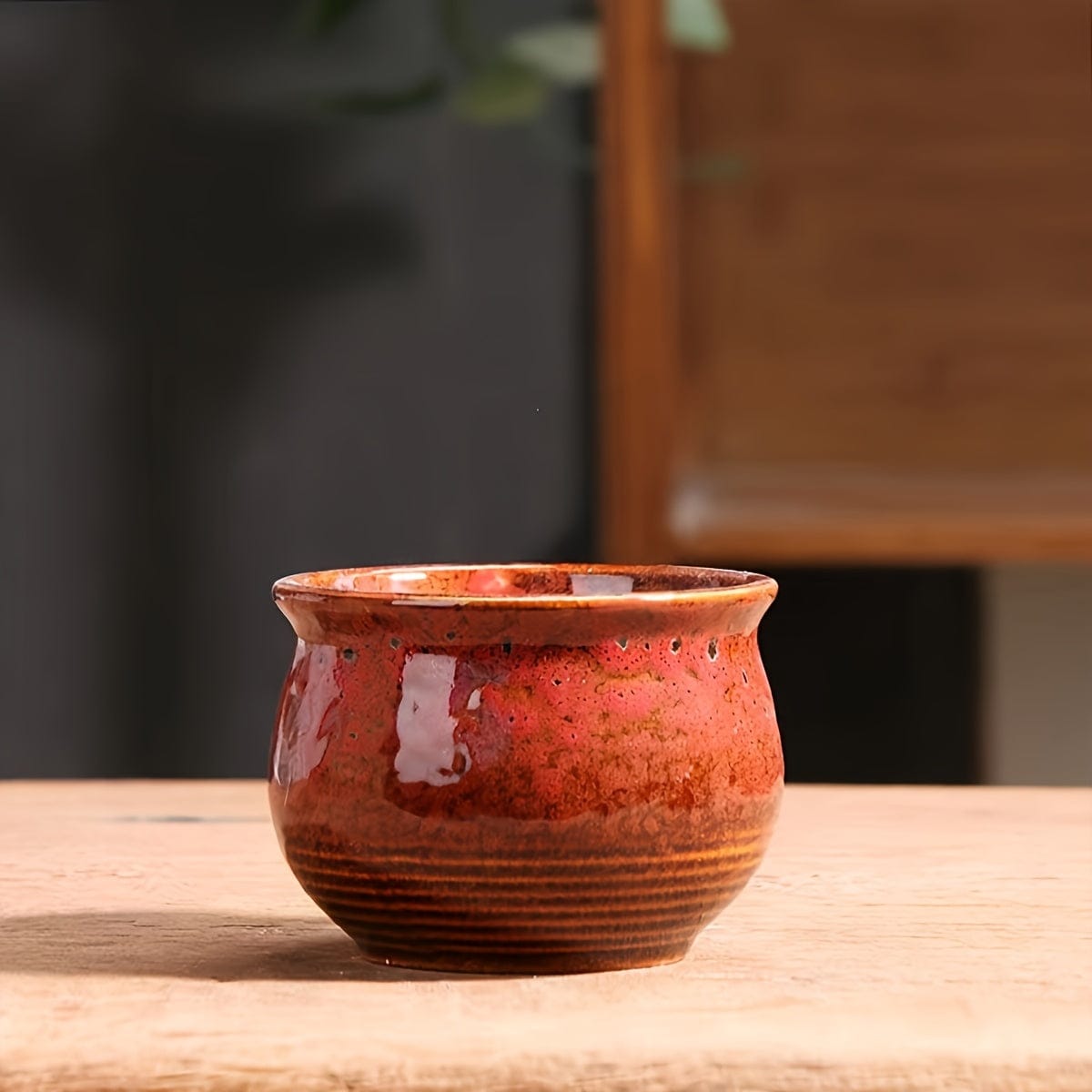 Cache pots céramique différentes formes 4 pots