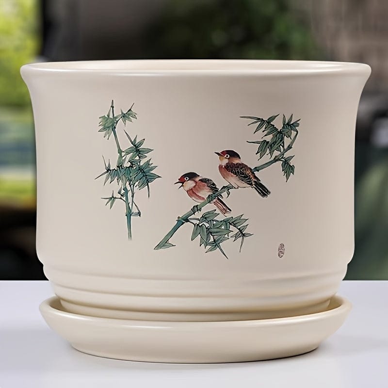 Grand cache pot ceramique interieur