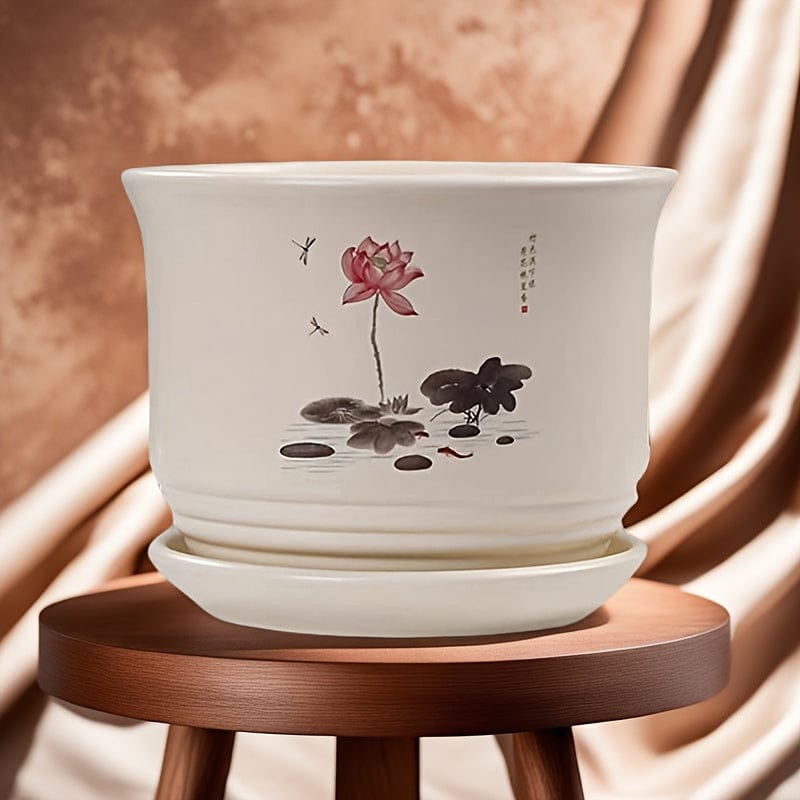 Grand cache pot ceramique interieur