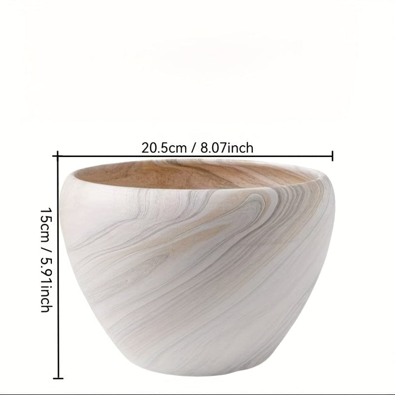 grand cache pot ceramique Petit Blanc