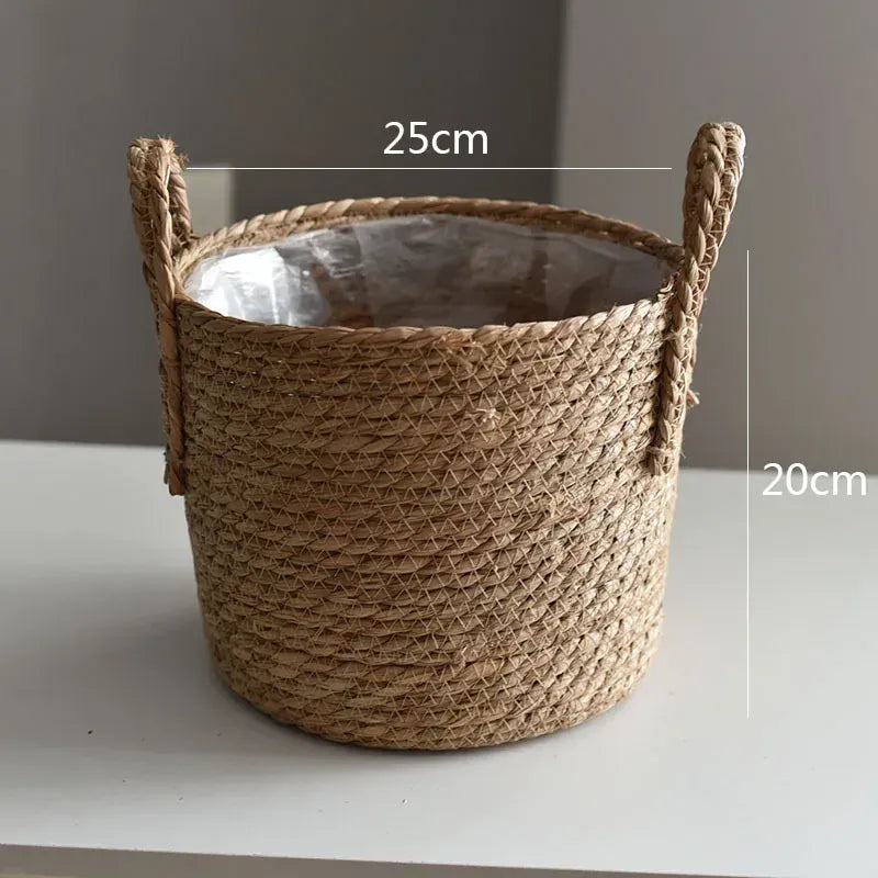 Grand cache pot en osier 25cm