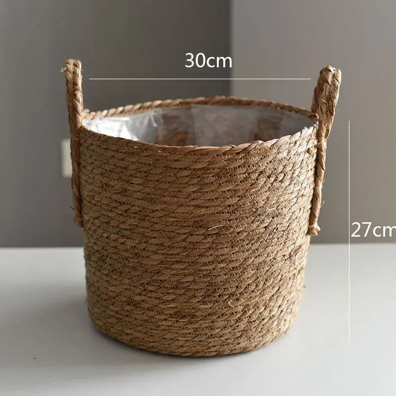 Grand cache pot en osier 30cm