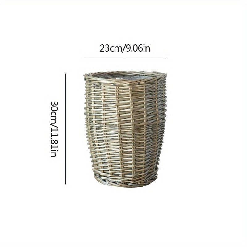 grand cache pot en osier pour exterieur Petit