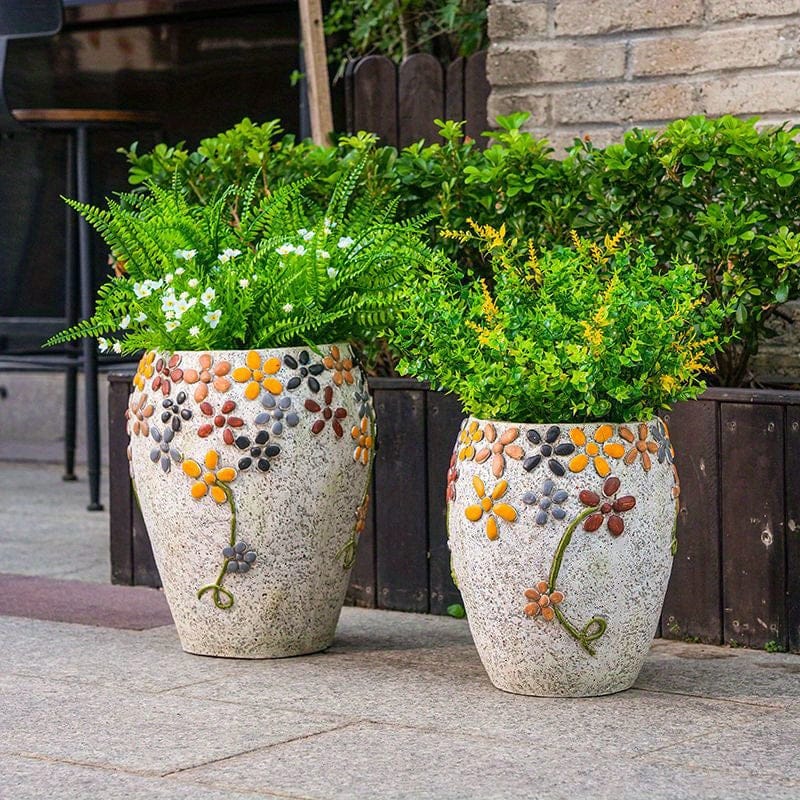 grand cache-pot terre cuite