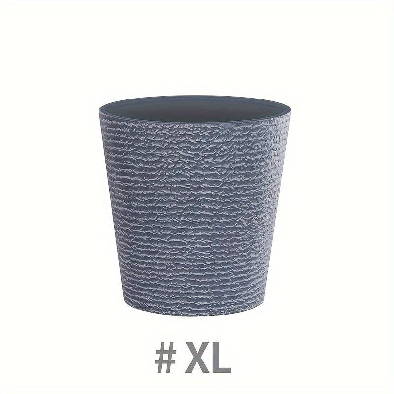 pot pour plante en plastique gris XL