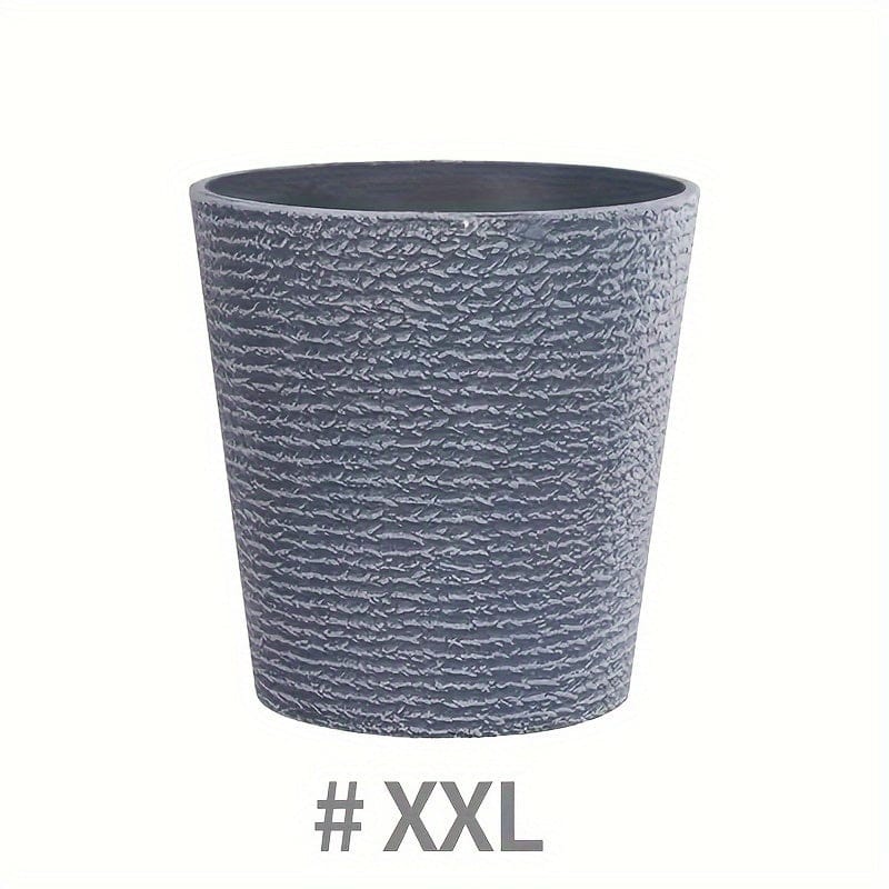 pot pour plante en plastique gris XXL