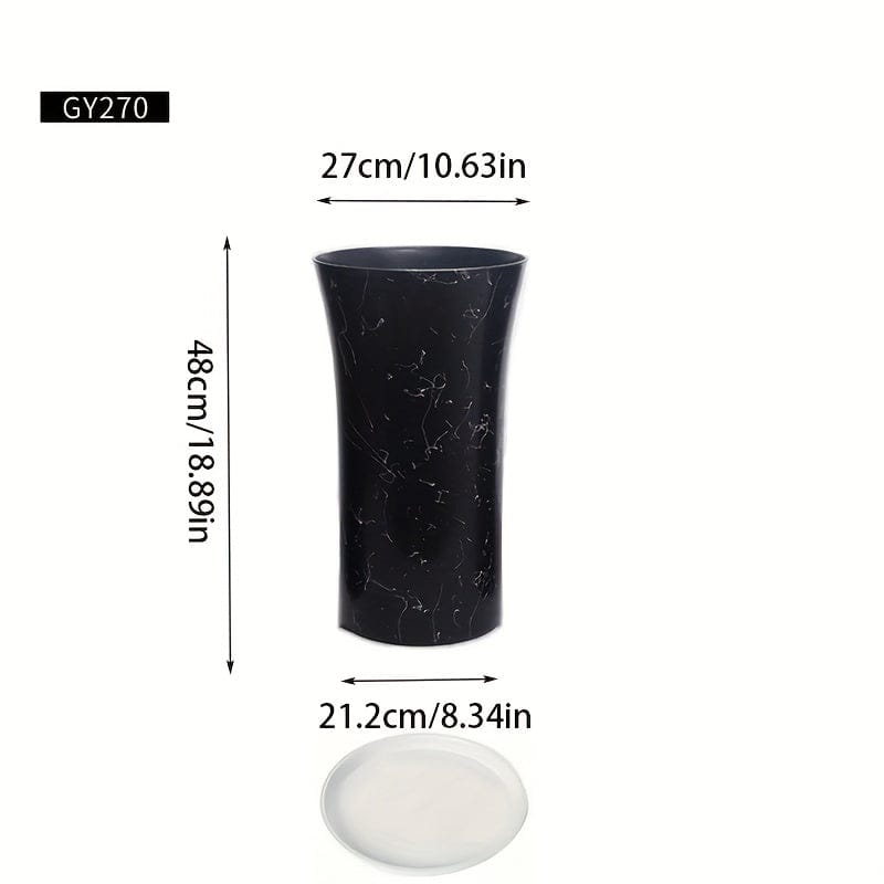 pot pour plante en plastique interieur Noir / GY270