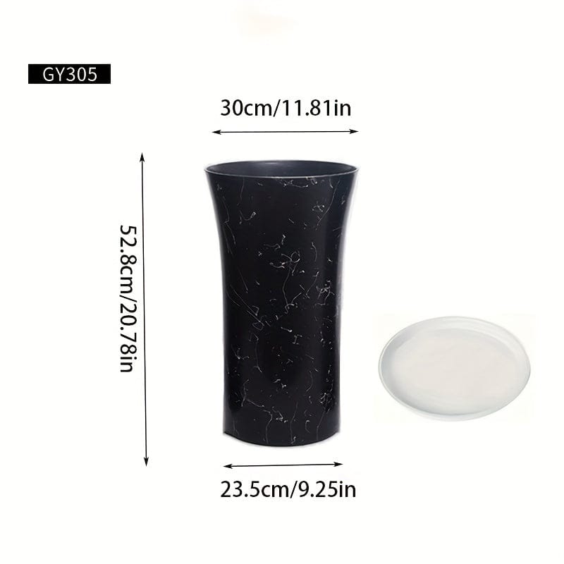 pot pour plante en plastique interieur Noir / GY305