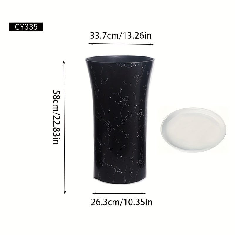 pot pour plante en plastique interieur Noir / GY335