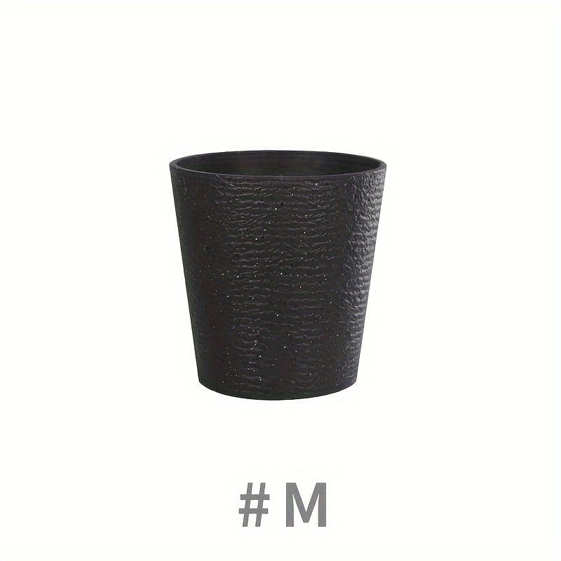 pot pour plante en plastique noir M