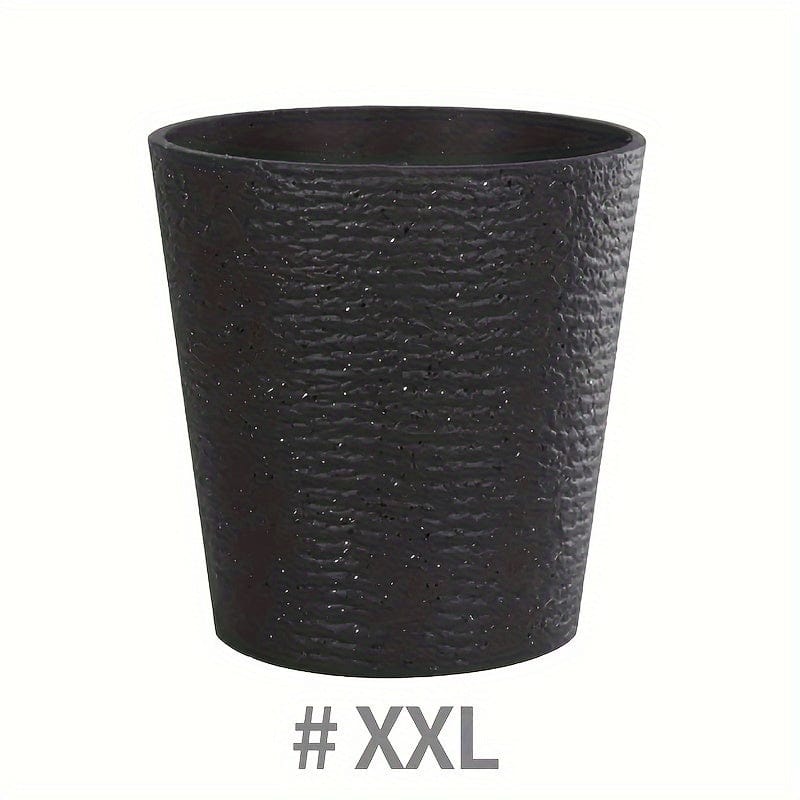 pot pour plante en plastique noir XXL