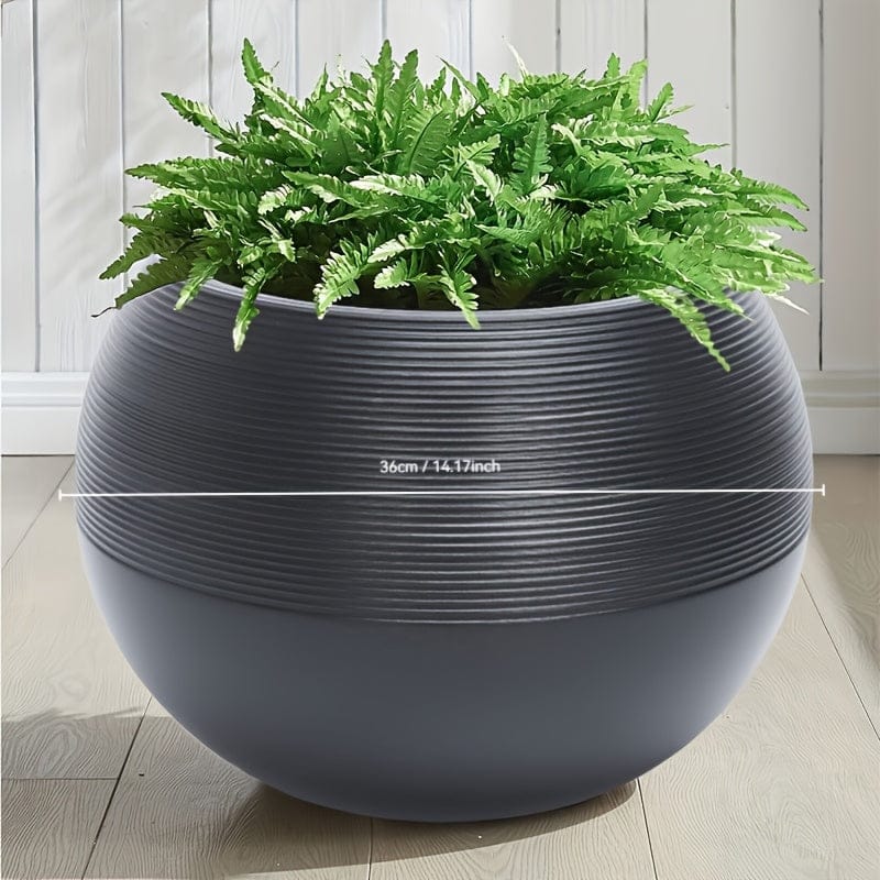 pot spherique pour plante Noir 36 cm